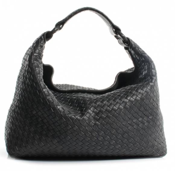 Bottega Veneta Nappa Intrecciato Sloane Hobo Ferro Black - Picture 3 of 11